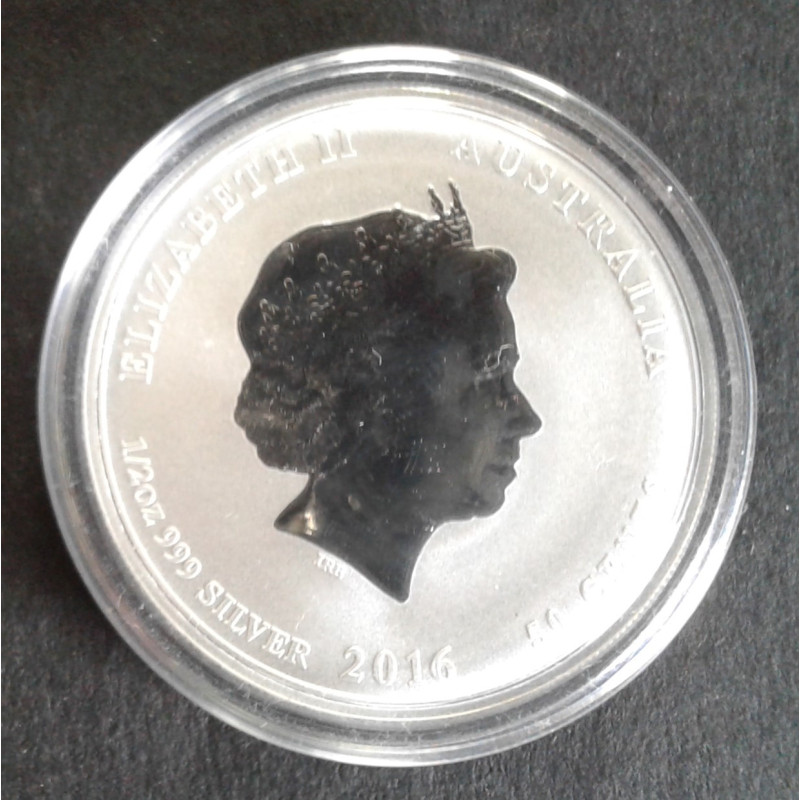 2016 1/2 Oz Australian Lunar Series 2 [Monkey] Reverse