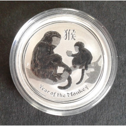 2016 1/2 Oz Australian Lunar Series 2 [Monkey] Obverse