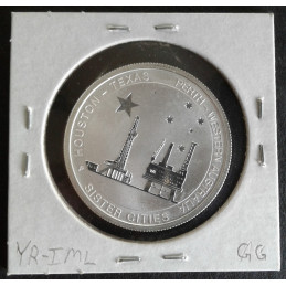 2014 1/2 Oz Australia Sister Cities Perth-Houston Obverse