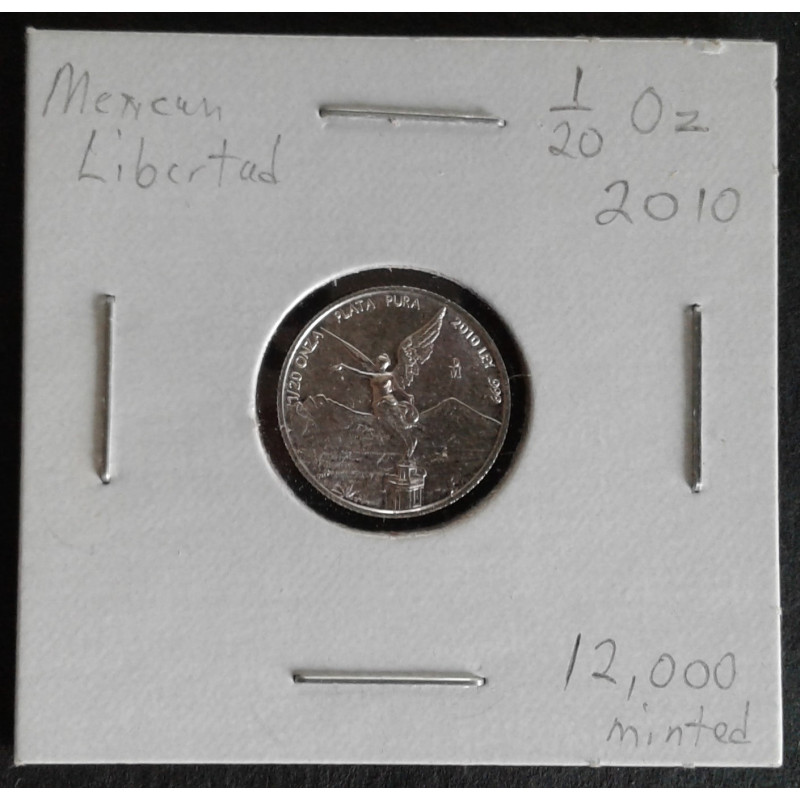 2010 1/20 Oz Mexican Libertad Obverse