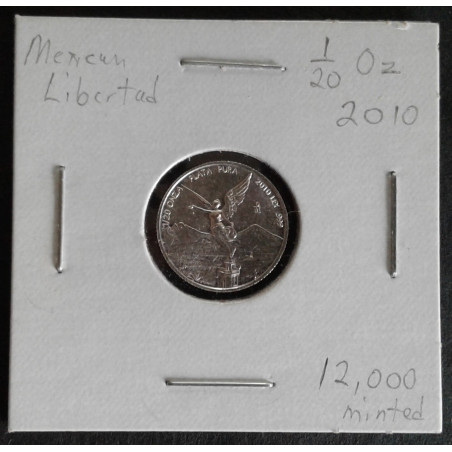 2010 1/20 Oz Mexican Libertad Obverse