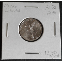 2010 1/10 Oz Mexican Libertad Obverse