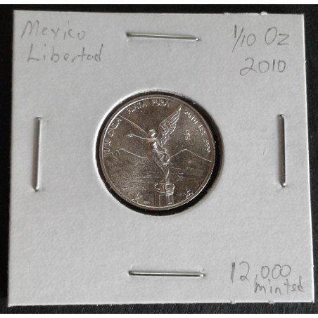 2010 1/10 Oz Mexican Libertad Obverse