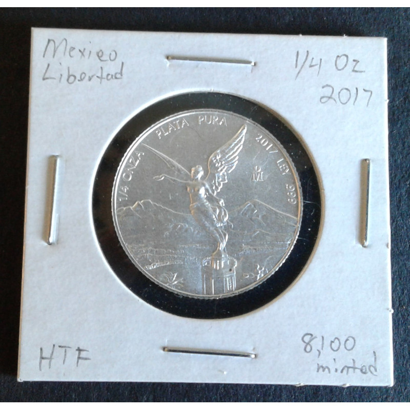 2017 1/4 Oz Mexican Libertad Obverse