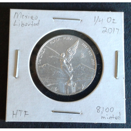 2017 1/4 Oz Mexican Libertad Obverse