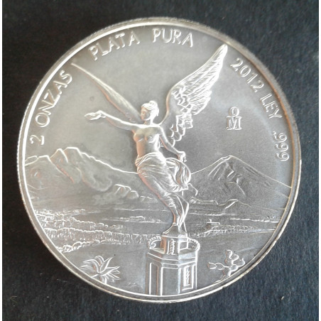 2012 2 Oz Mexican Libertad Obverse