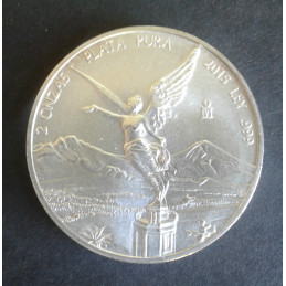 2015 2 Oz Mexican Libertad Obverse