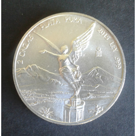 2015 2 Oz Mexican Libertad Obverse