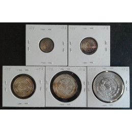 Mexican Libertad Colorized Set (1/20 to 1 Oz) Reverse