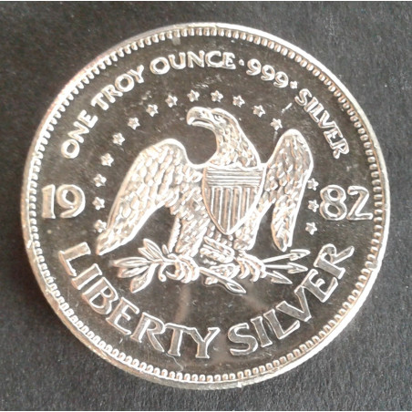 1982 1 Oz A-Mark Eagle Obverse