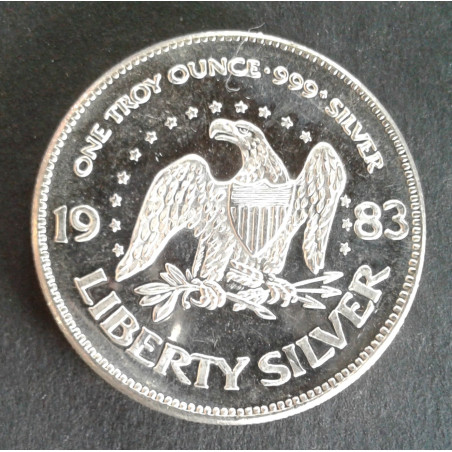 1983 1 Oz A-Mark Eagle Obverse