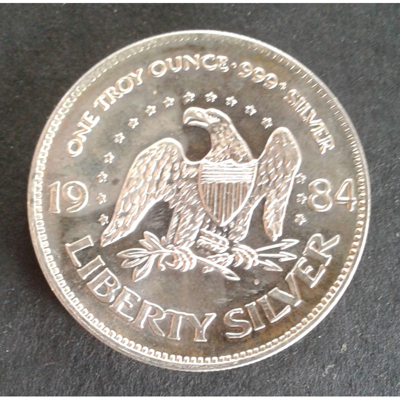 1984 1 Oz A-Mark Eagle Obverse
