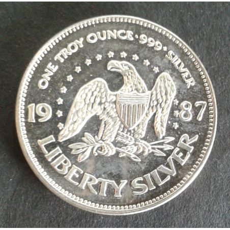 1987 1 Oz A-Mark Eagle Obverse