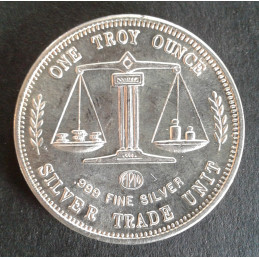 1993 1 Oz American Pacific Mint Peace Reverse