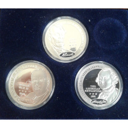 2012 3 Oz American Mint Set Commander in Chief Rounds Image 1