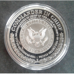 2012 3 Oz American Mint Set Commander in Chief Rounds Image 8