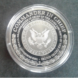 2012 3 Oz American Mint Set Commander in Chief Rounds Image 9