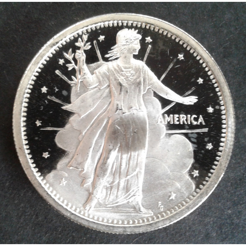 1991 1 Oz Bowers Merena Obverse