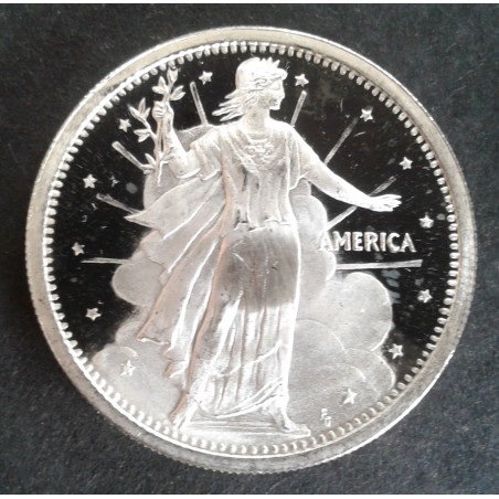 1991 1 Oz Bowers Merena Obverse