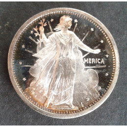 1992 1 Oz Bowers Merena Obverse
