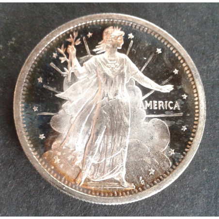 1992 1 Oz Bowers Merena Obverse