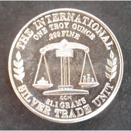 1 Oz California Crown Mint Bell/Trade Reverse