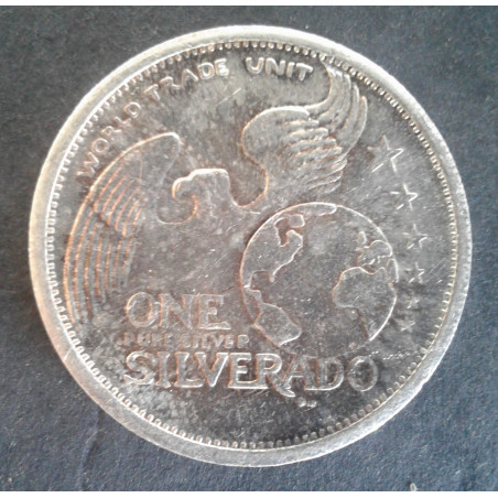 1 Oz Certified Mint Eagle/Globe Silverado Obverse