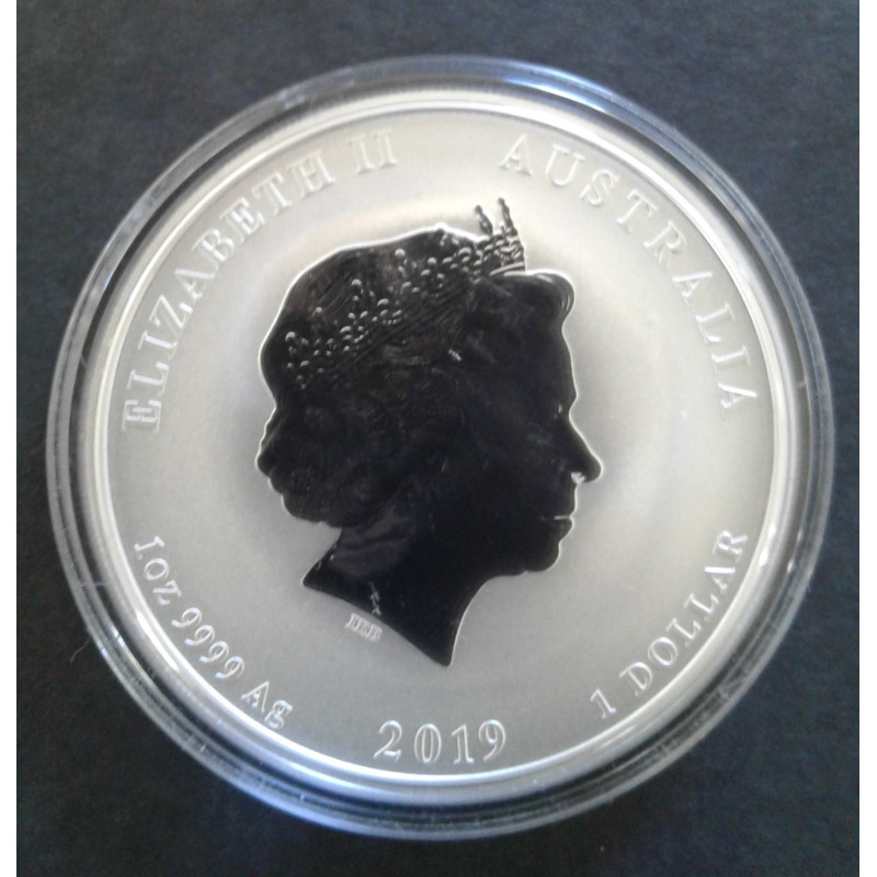 2019 1 Oz Australian Lunar Series 2 [Pig] Reverse