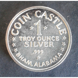 1 Oz Coin Castle Morgan Reverse