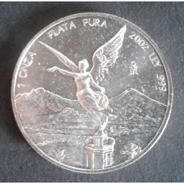 2002 1 Oz Mexican Libertad Obverse