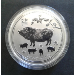 2019 1 Oz Australian Lunar Series 2 [Pig] Obverse