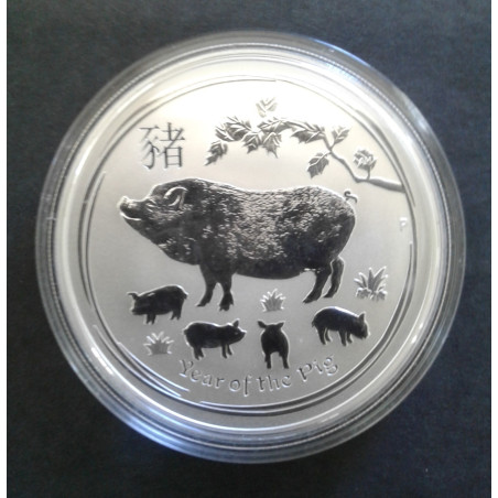 2019 1 Oz Australian Lunar Series 2 [Pig] Obverse