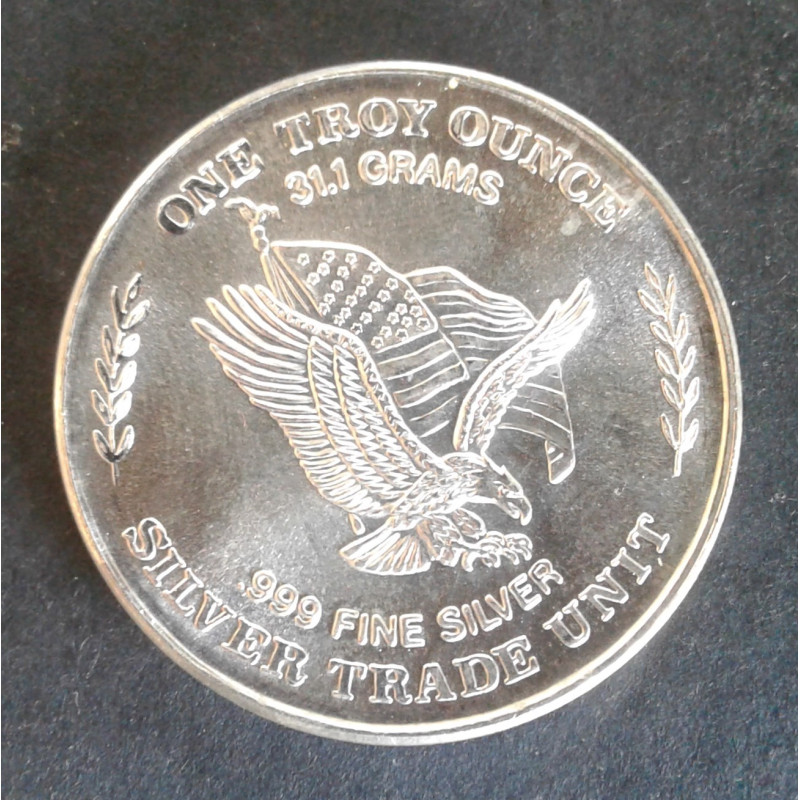 1981 1 Oz Continental Coin US Assay Office Type 1 Obverse