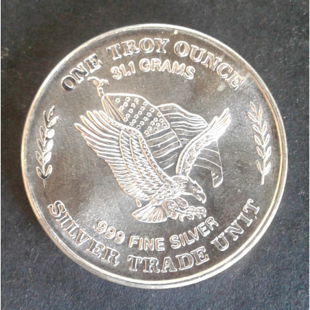 1981 1 Oz Continental Coin US Assay Office Type 1 Obverse