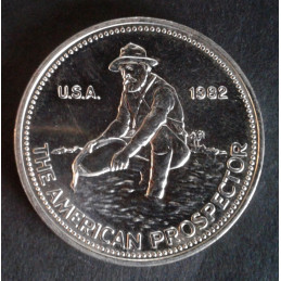 1982 1 Oz Engelhard Prospector Obverse