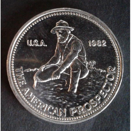 1982 1 Oz Engelhard Prospector Obverse