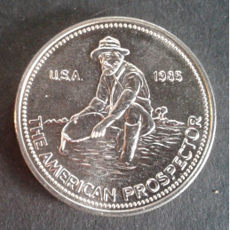 1985 1 Oz Engelhard Prospector Type 3 Obverse