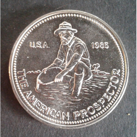 1985 1 Oz Engelhard Prospector Type 3 Obverse