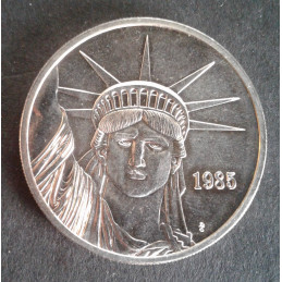 1985 1 Oz Engelhard Liberty Obverse