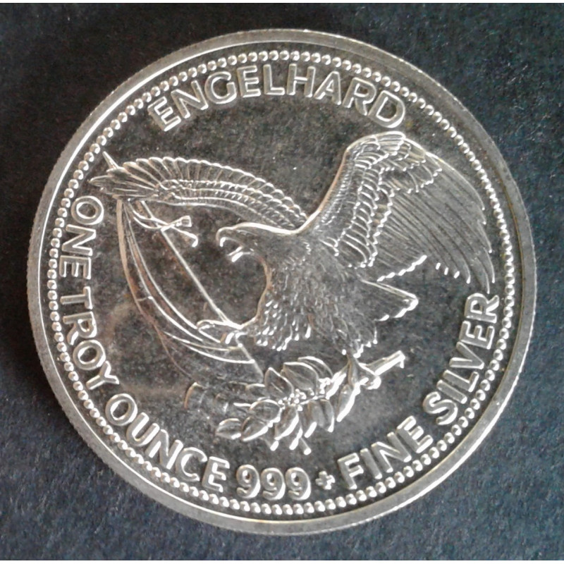 1985 1 Oz Engelhard Prospector Type 2 Reverse