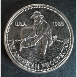 1985 1 Oz Engelhard Prospector Type 2 Obverse