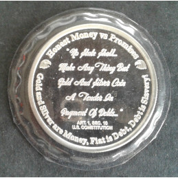2011 1 Oz GoldIsMoney Constitution Reverse