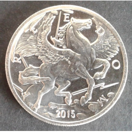 2015 1 Oz GoldSilver Pegasus Obverse