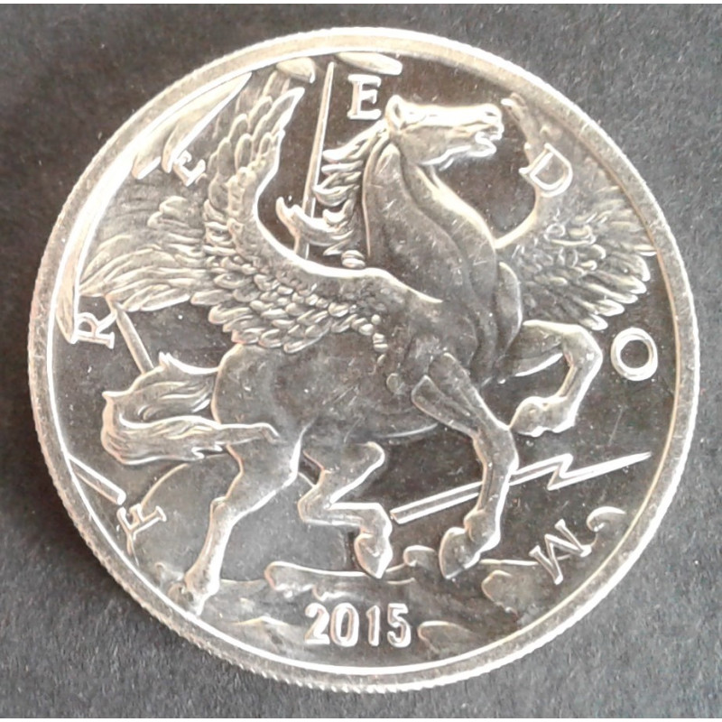 2015 1 Oz GoldSilver Pegasus Obverse