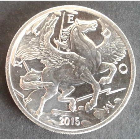 2015 1 Oz GoldSilver Pegasus Obverse