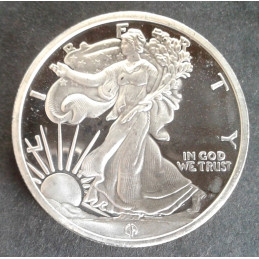 1 Oz Great American Mint Silver Eagle Obverse
