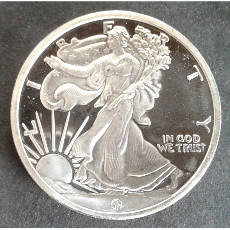 1 Oz Great American Mint Silver Eagle Obverse