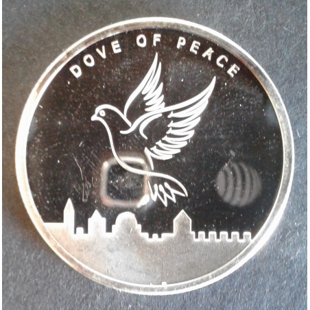 2013 1 Oz Holy Land Mint Dove of Peace Obverse