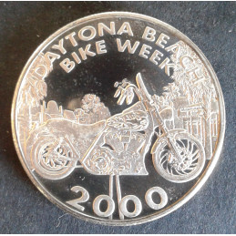 2000 1 Oz Humphreys and Sons Daytona Bike Week Obverse