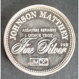 1985 1 Oz Johnson Matthey Alaska Anniversary Rebverse